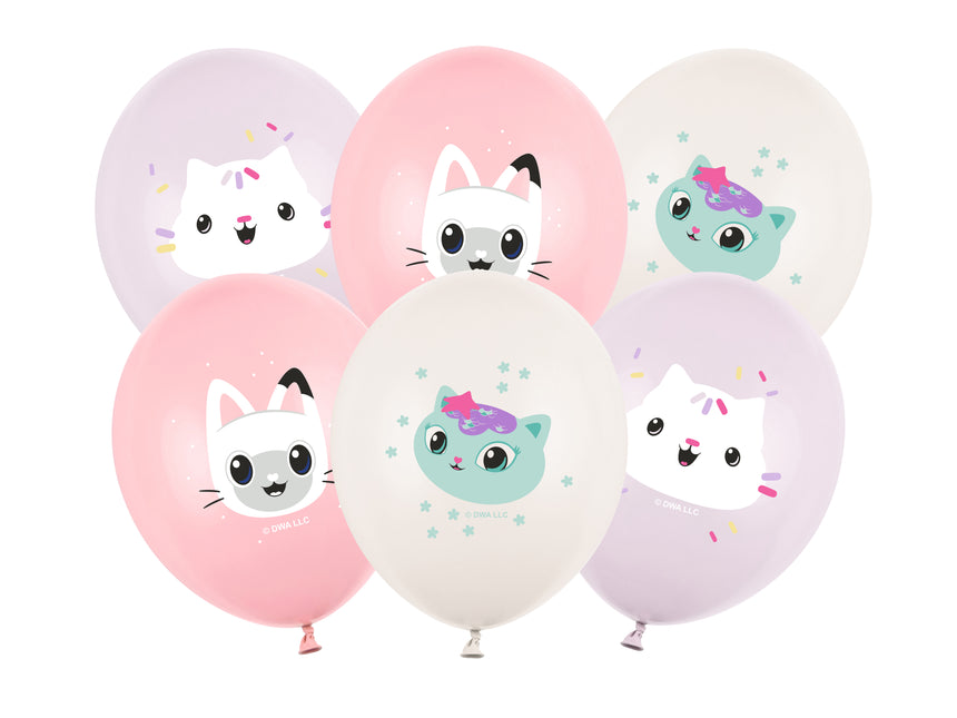 Balony 30 cm, Domek dla lalek Gabby