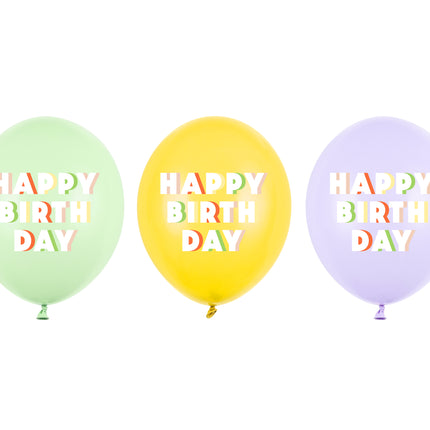 Balony urodzinowe 30cm 50szt