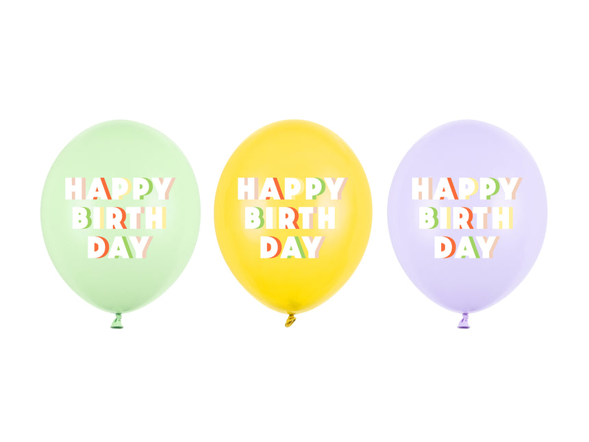 Balony urodzinowe 30cm 50szt