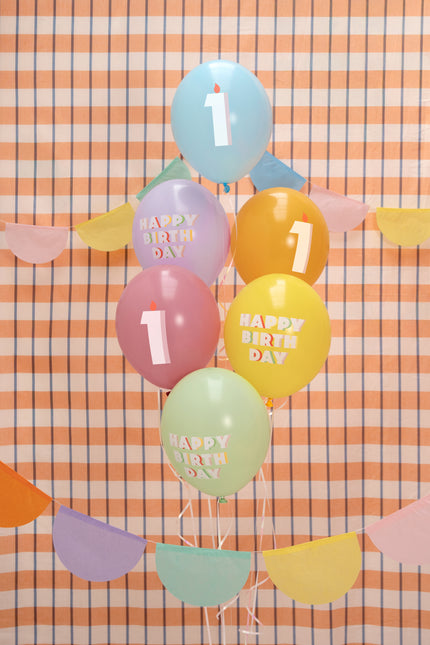 Balony na 1 rok 30cm 50szt