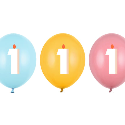 Balony na 1 rok 30cm 50szt