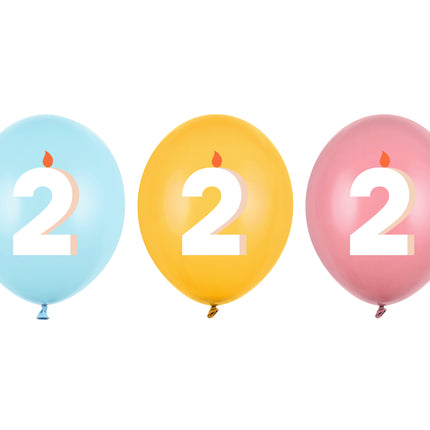 Balony na 2 lata 30cm 50szt
