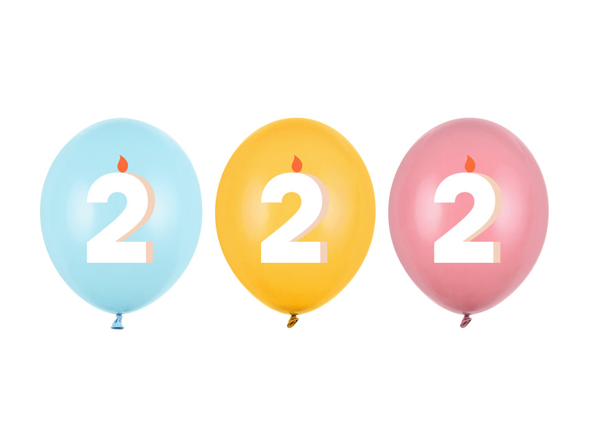 Balony na 2 lata 30cm 50szt