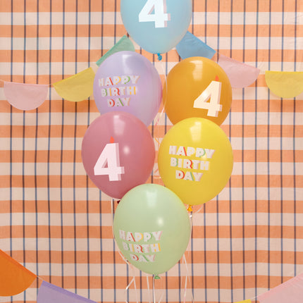 Balony na 4 lata 30cm 50szt