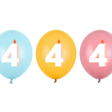 Balony na 4 lata 30cm 50szt