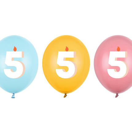 Balony na 5 lat 30cm 50szt