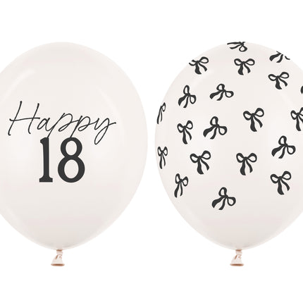 Balony na 18 lat 30cm 50szt