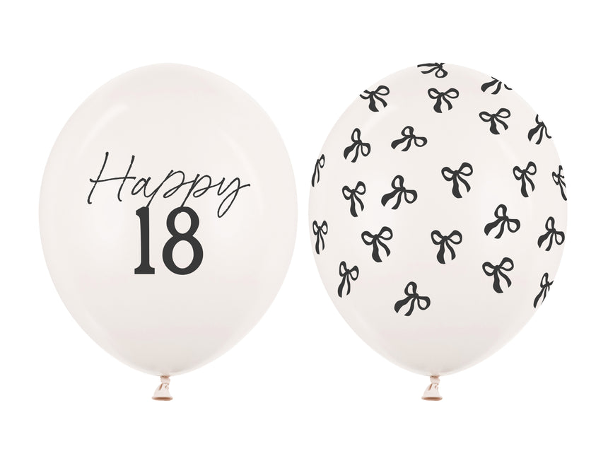 Balony na 18 lat 30cm 50szt