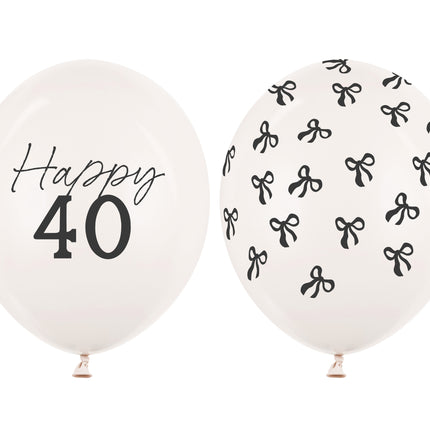 Balony na 40 lat 30cm 50szt