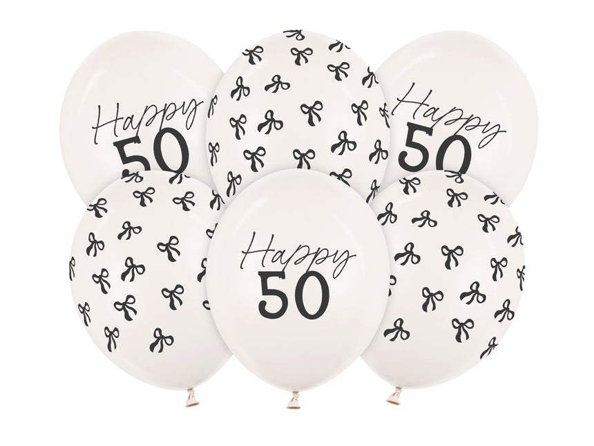 Balony na 50 lat 30cm 50szt