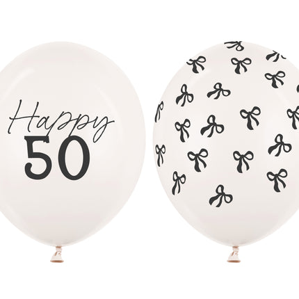 Balony na 50 lat 30cm 50szt
