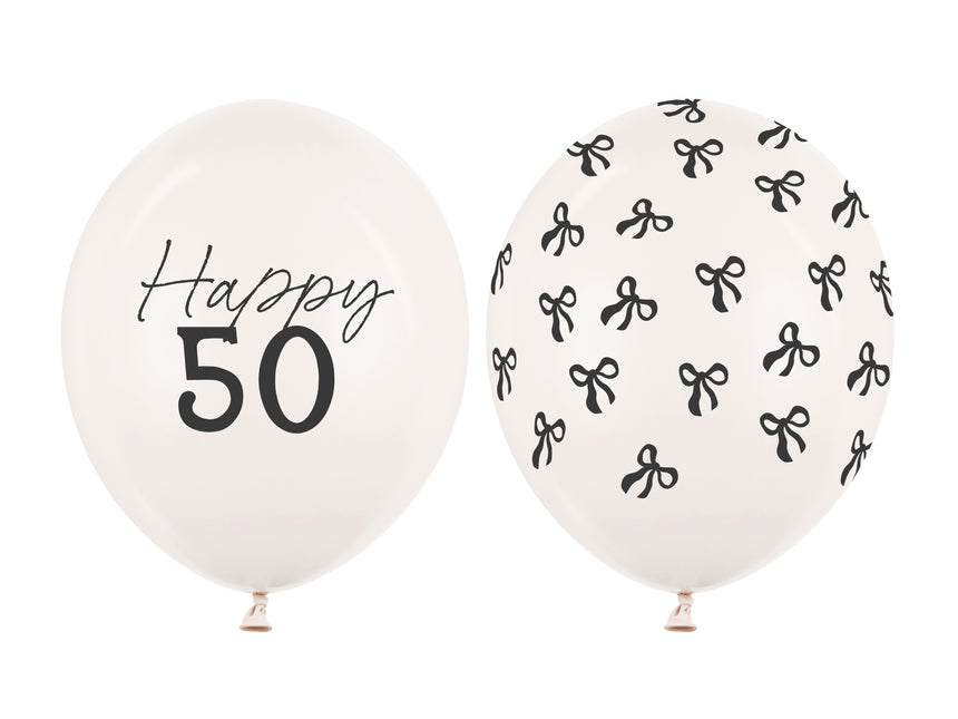 Balony na 50 lat 30cm 50szt