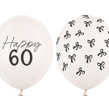 Balony na 60 lat 30cm 50szt