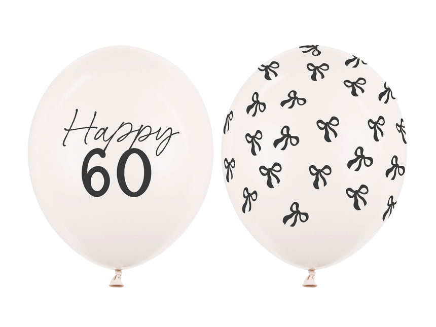 Balony na 60 lat 30cm 50szt