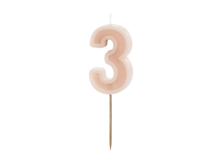 3-letni znicz różowy 10 cm