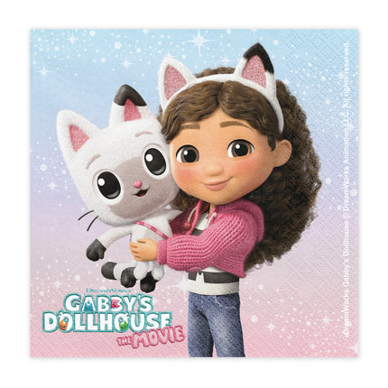 Serwetki Domek dla lalek Gabby 33 x 33 cm