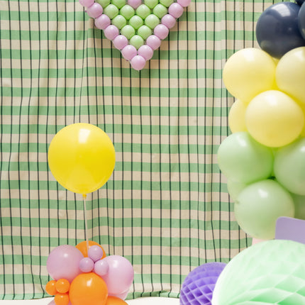 Biały stojak na balony plastikowy 72 cm