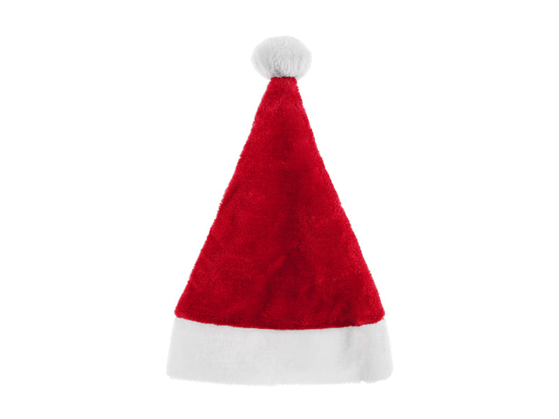 Czapka Mikołaja czerwona biała 40cm