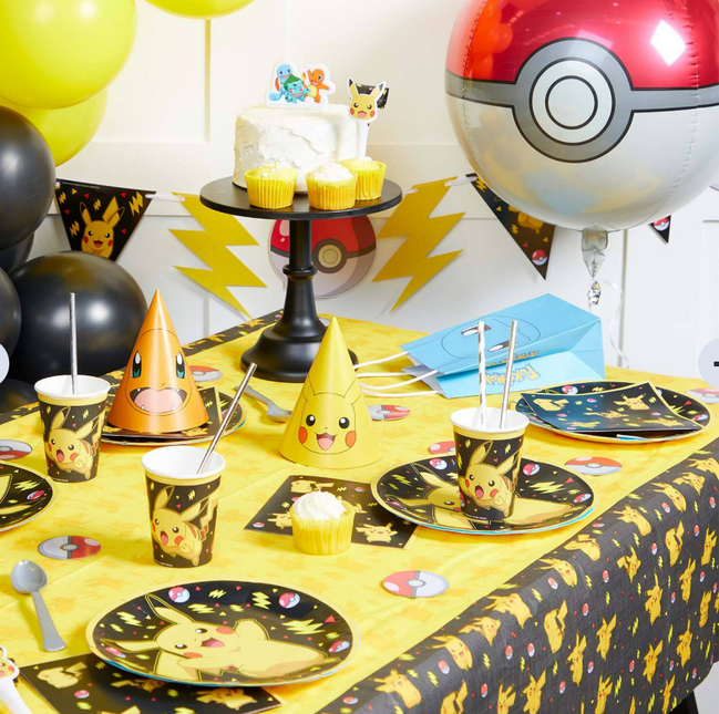 Kubki Pokemon Czarny Żółty 237ml 8szt