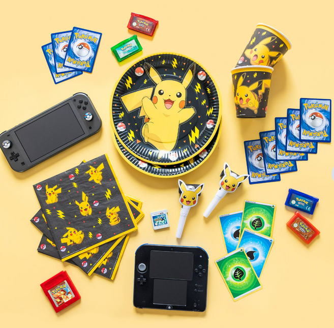 Kubki Pokemon Czarny Żółty 237ml 8szt