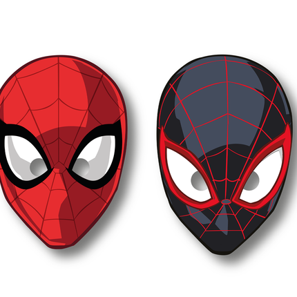 Maska Spiderman World Of Webs 6 szt