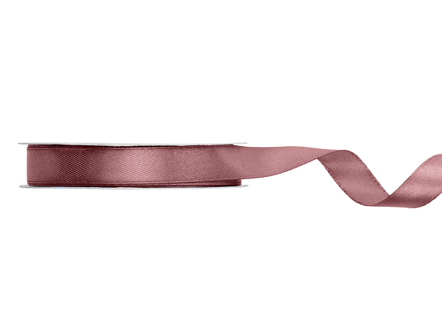 Różowa wstążka 12Mm Dark Dusty 25m