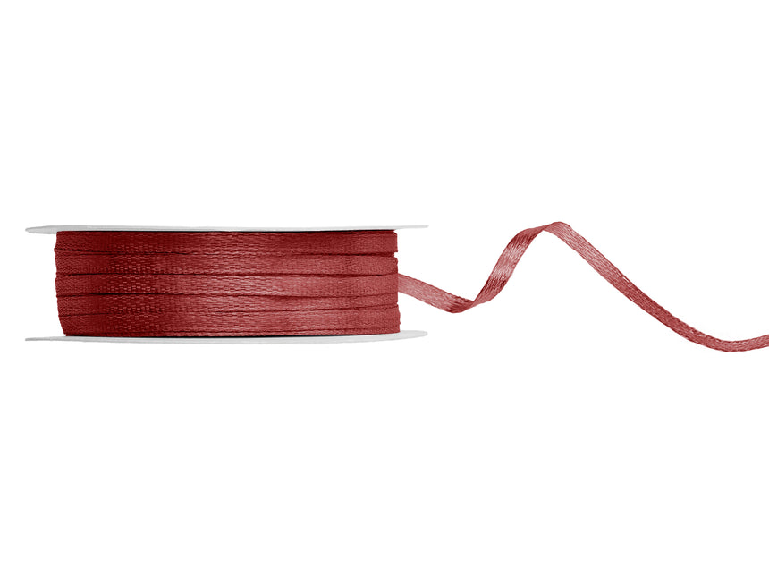 Czerwona wstążka Bordeaux 3Mm 50m
