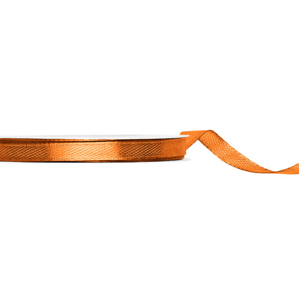 Pomarańczowa wstążka 6 mm satynowa 25 m