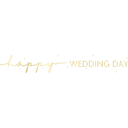 Baner Happy Wedding Day 2,74 m