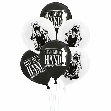 Czwartek – balony czarno-białe, 10 szt.