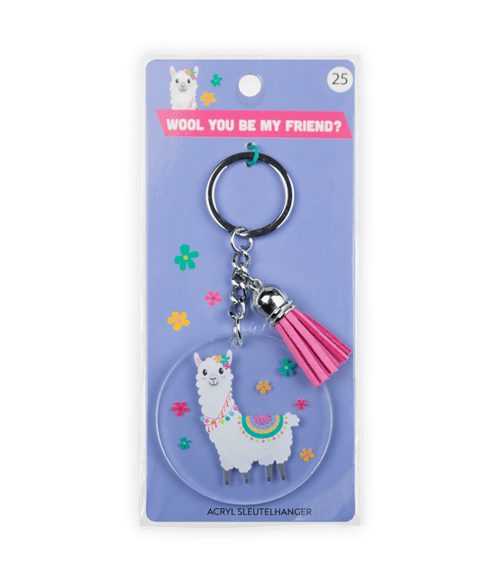 Acryl sleutelhanger Alpaca van Paper Dreams koop je bij Partywinkel