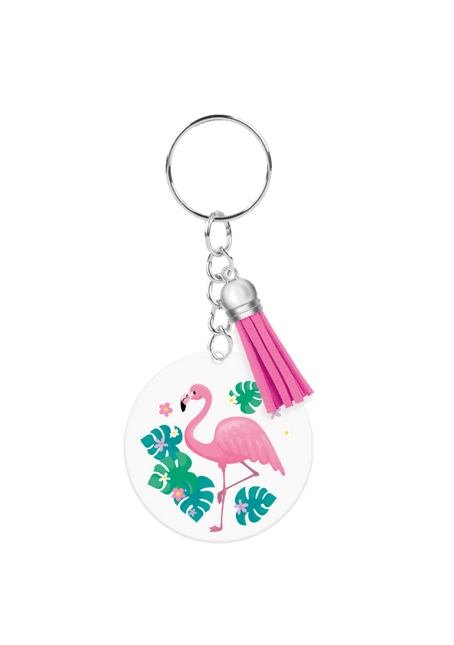 Acryl Sleutelhanger Flamingo van Paper Dreams koop je bij Partywinkel