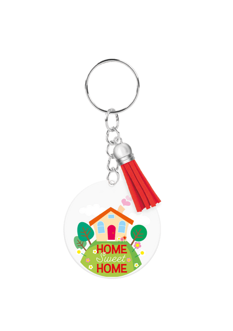Acryl sleutelhanger Home sweet home van Paper Dreams koop je bij Partywinkel