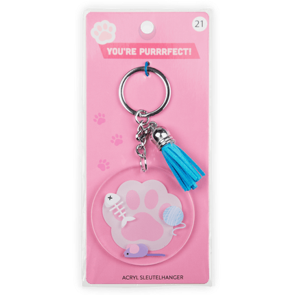 Acryl sleutelhanger Kat van Paper Dreams koop je bij Partywinkel