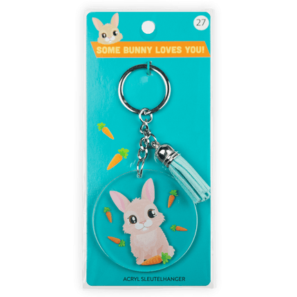 Acryl sleutelhanger Konijn van Paper Dreams koop je bij Partywinkel
