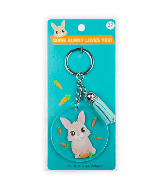 Acryl sleutelhanger Konijn van Paper Dreams koop je bij Partywinkel