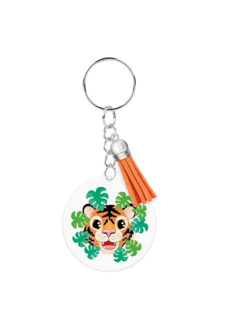 Acryl sleutelhanger Tijger van Paper Dreams koop je bij Partywinkel