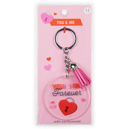 Akrylowy brelok do kluczy You<tamp>me</tamp>