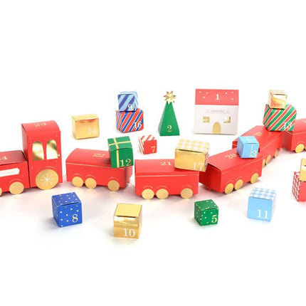 Adventkalender Trein van Partydeco koop je bij Partywinkel