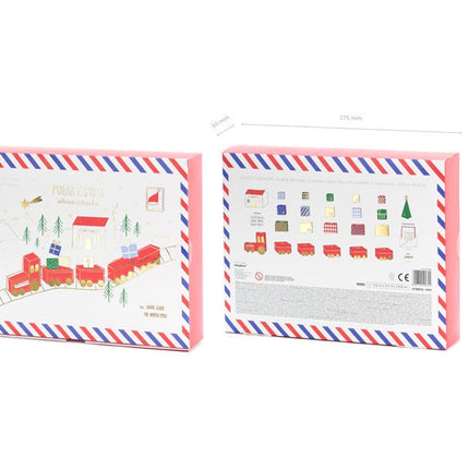 Adventkalender Trein van Partydeco koop je bij Partywinkel