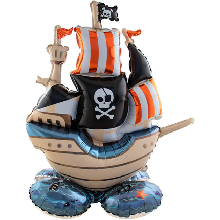 Piracki balon helowy statek pusty 81 cm