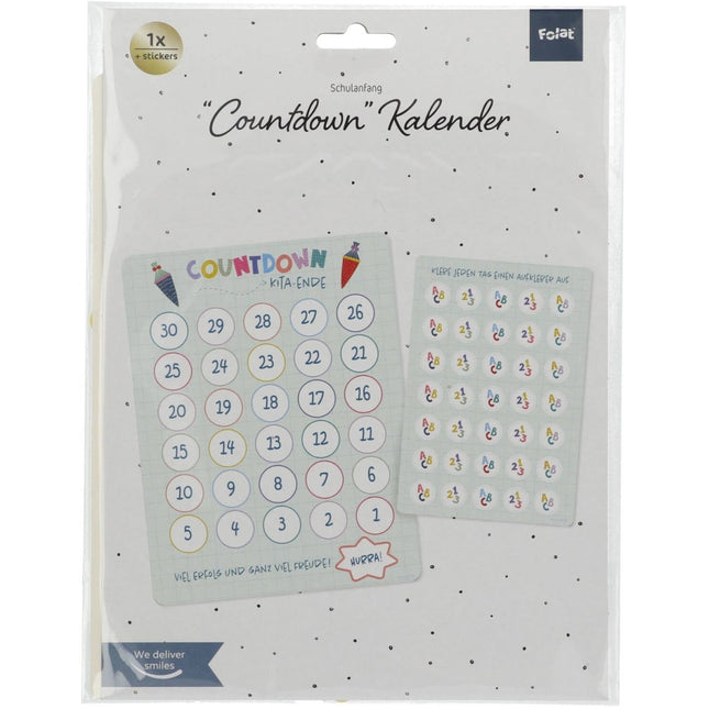 Aftelkalender Schulanfang - 23,5 x 18 cm van Folat koop je bij Partywinkel