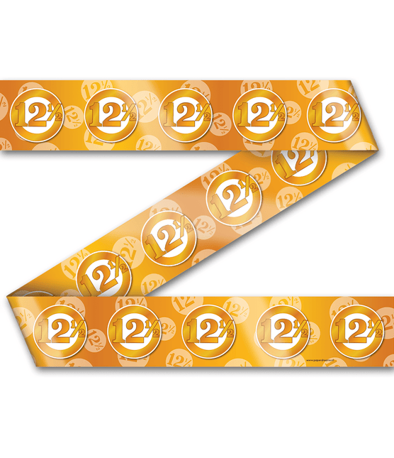 Afzetlint 12,5 Jaar Getrouwd 12m van Paper Dreams koop je bij Partywinkel