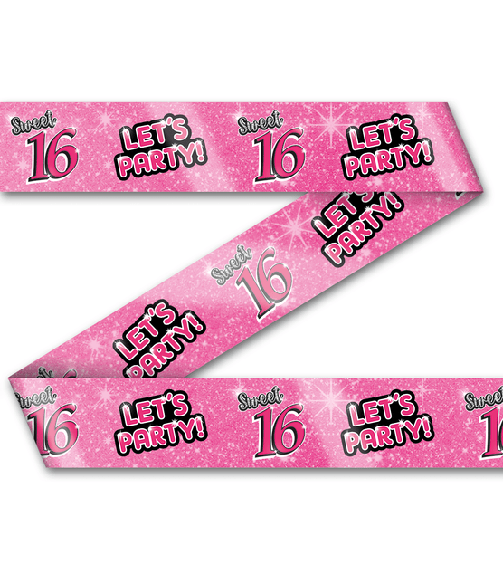 Afzetlint Sweet 16 12m van Paper Dreams koop je bij Partywinkel