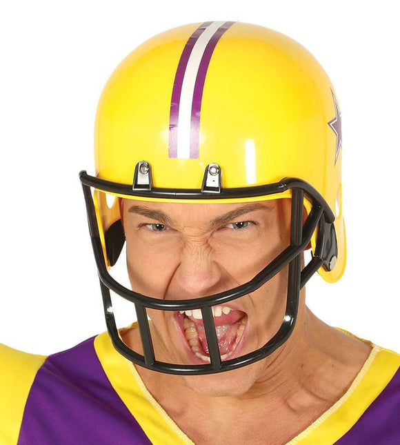 American Football Helm Geel van Fiestas Guirca koop je bij Partywinkel