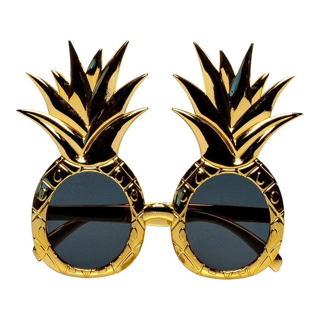 Ananas Bril Goud - Partywinkel - 8712026520890