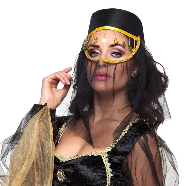 Arabische Hoed Sluier Fatima van Boland koop je bij Partywinkel