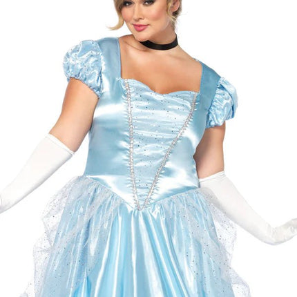 Assepoester Jurk Blauw Dames Classic Leg Avenue van Leg Avenue koop je bij Partywinkel