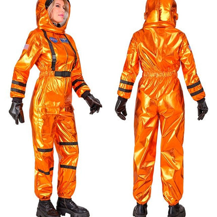Astronaut Oranje Dames van Widmann koop je bij Partywinkel
