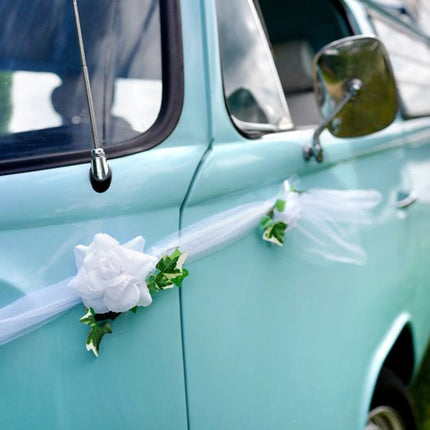 Autodecoratie Bloem 1,7m van Partydeco koop je bij Partywinkel